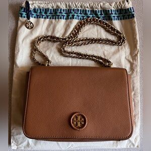Tory Burch Whipstitch Logo Handbag